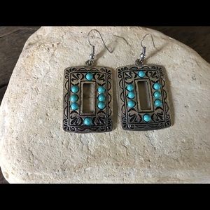 Silver & Turquoise Earrings
